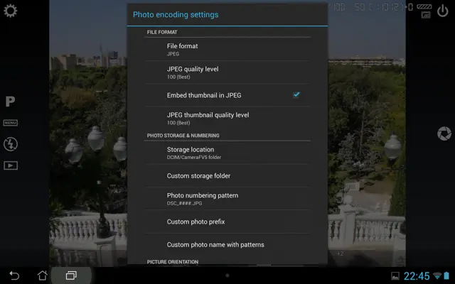 Camera FV-5 Lite android App screenshot 8